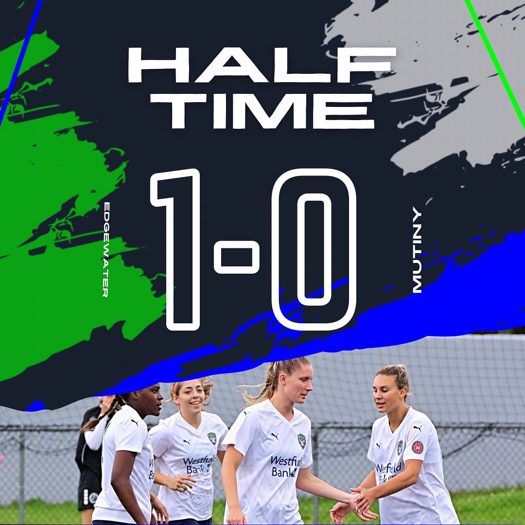 HALF | 1-0
Mutiny are down by one in Chicago