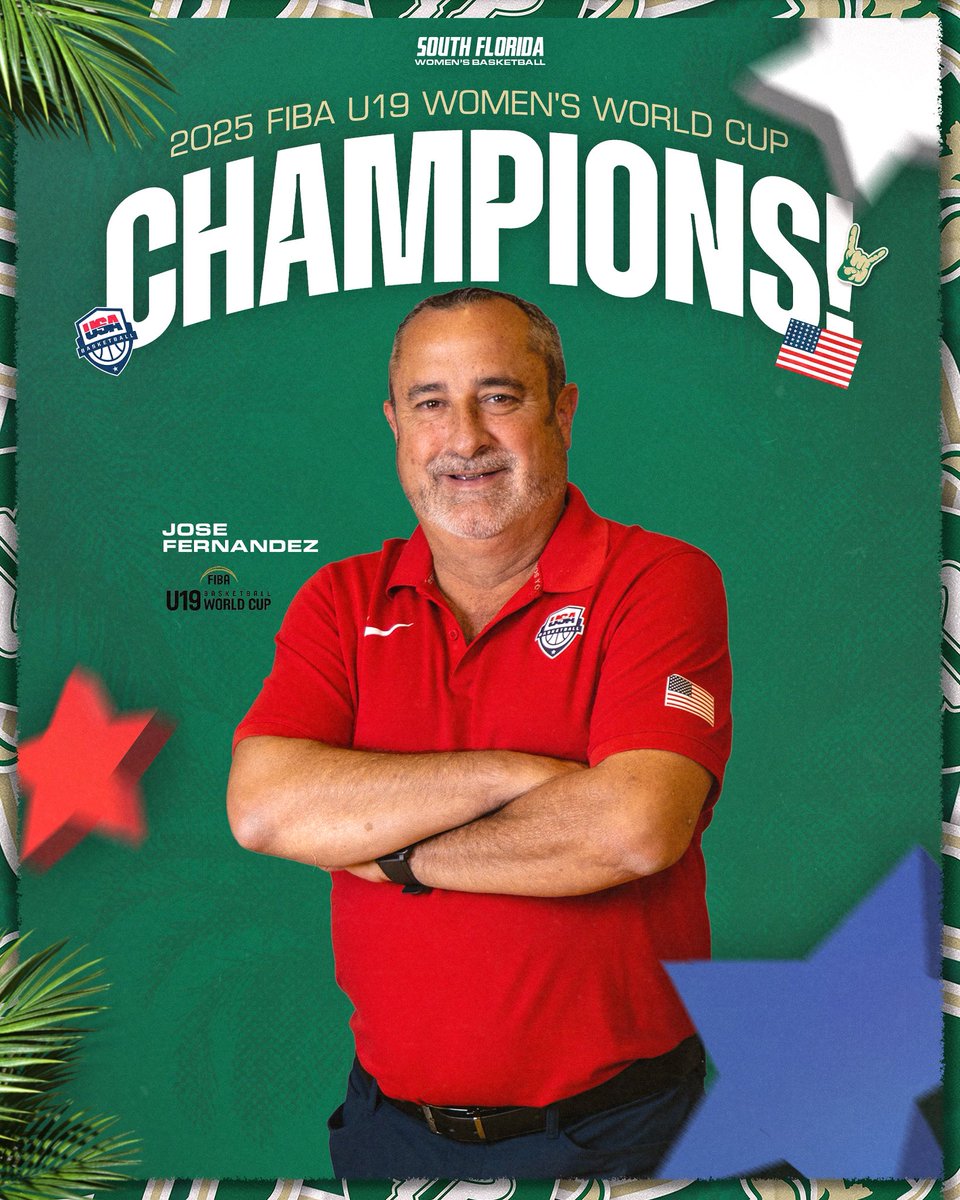 USFWBB's tweet image. World Champs! Big congrats to our very own Coach Jose Fernandez for helping USA bring home the gold after an 88-76 win over Australia! 🏅🙌🇺🇸