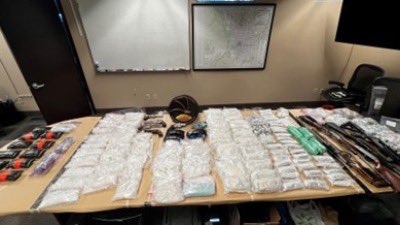 DEASEATTLEDiv's tweet image. SENTENCED: A Mexican national with ties to the Jalisco Cartel is sentenced to 19 years in federal prison for trafficking hundreds of pounds of fentanyl, meth, and cocaine in Eastern Washington and Montana.
>> justice.gov/usao-edwa/pr/m… @DEAHQ @USAO_EDWA