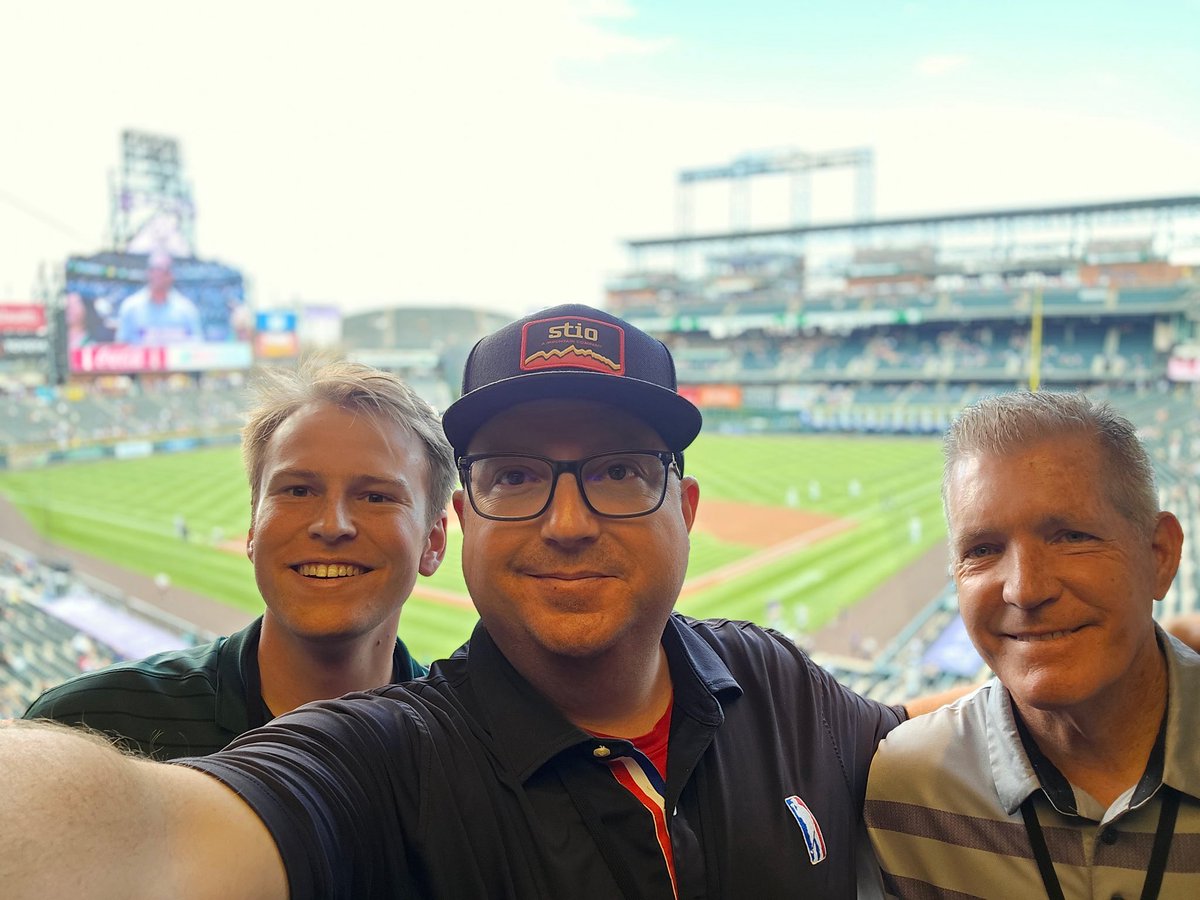KOAColorado's tweet image. Zach Goodman, son of Drew Goodman, makes his MLB 📻 debut filling in for Jack Corrigan on today’s call NOW on KOA!