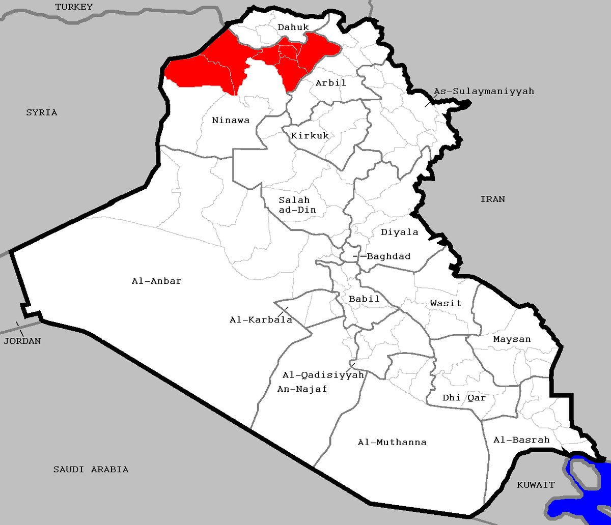 Dl5676's tweet image. Northern Iraq "Duhok and Erbil" was the land of the Yazidis and Assyrians, But occupied by the Kurds.