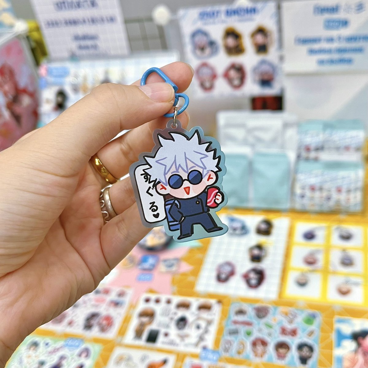 amanekiart's tweet image. #五夏　merch 🩵💛