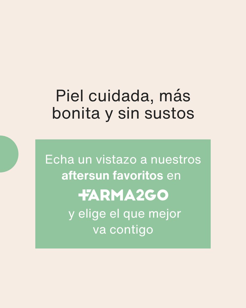 🌴 El sol está genial… pero tu piel también necesita cuidados después. Si te has pasado un poco o quieres mantener ese bronceado bonito, no olvides el aftersun. 

Calma, hidrata y ayuda a que tu piel se recupere.

#Farma2Go #Aftersun #Isdin #Verano #Summer #cuidadodelapiel
