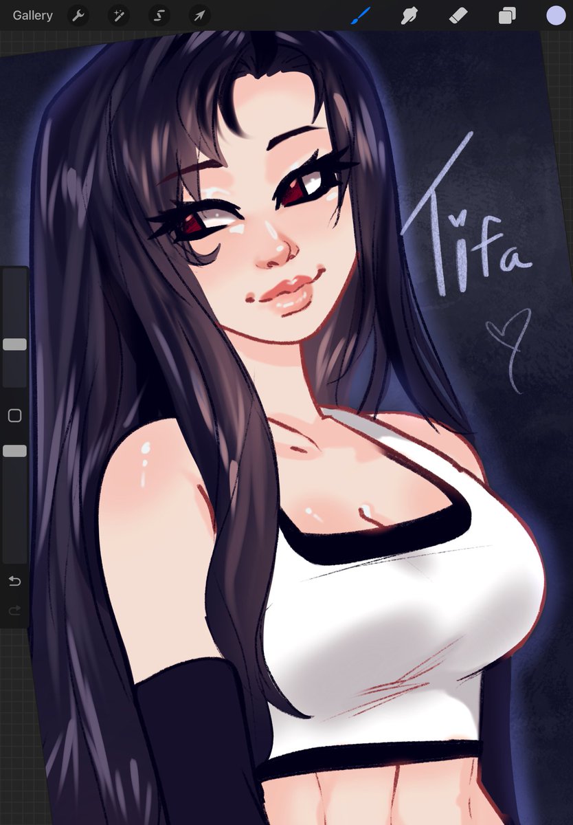 OCTOGummie's tweet image. I’m trying my best to draw why can’t my passion come back 😩 #tifa #ff7