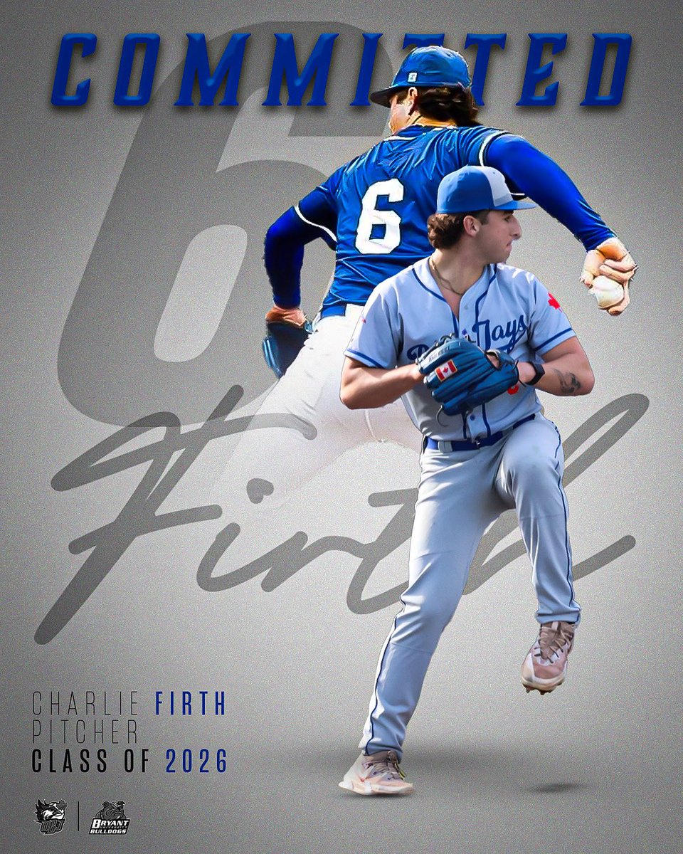 OntarioBlueJays's tweet image. Congratulations to Ontario Blue Jays RHP Charlie Firth on his commitment to Bryant University!
#OBJFam