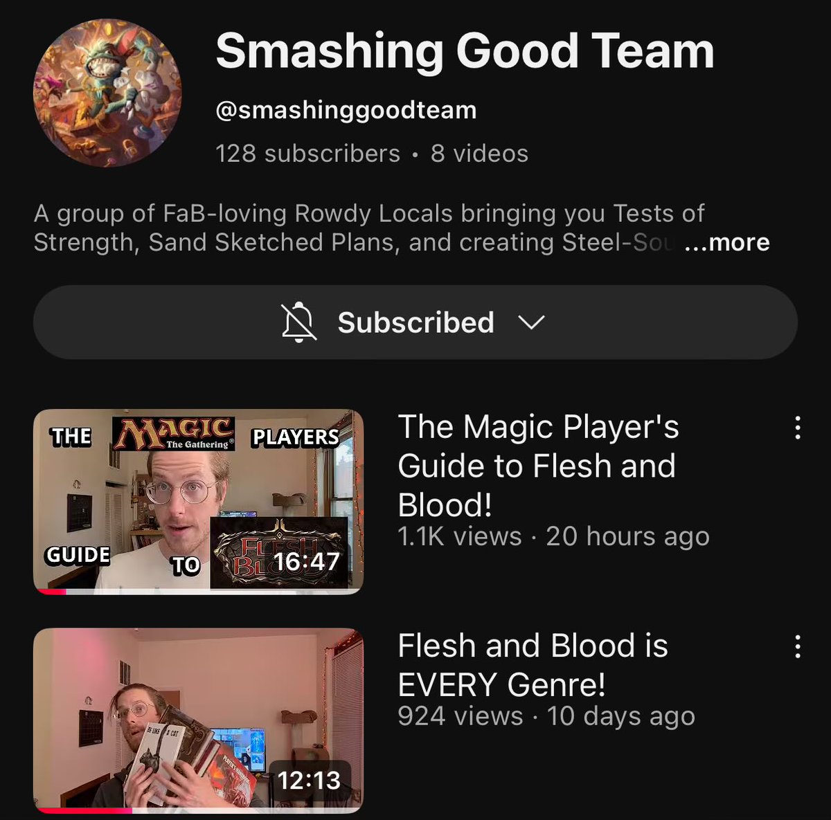 BrianHoffmanFAB's tweet image. My last video hit 500 views in a couple days and I was so hyped. My new video came out last night and, well…
I’m feeling grateful 🥲