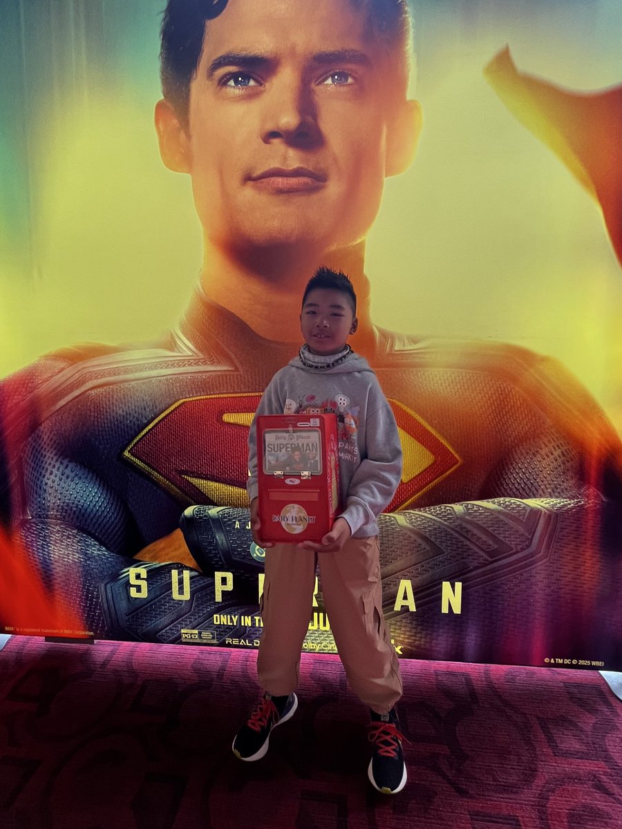 LeRoid's tweet image. Thank you @JamesGunn! Eligh definitely was in his feels over this movie. #prouddad #Superman