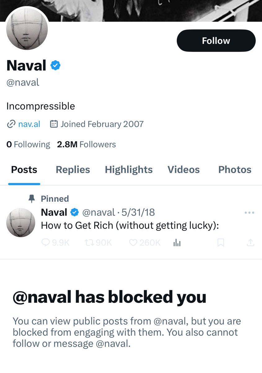 LanceDelecto's tweet image. lol
>Naval posts “Republicans can live next to Democrats”
>I reply with examples of sitting Republicans calling for Democrats to be deported
>Naval blocks me
10/10 irony. No notes.