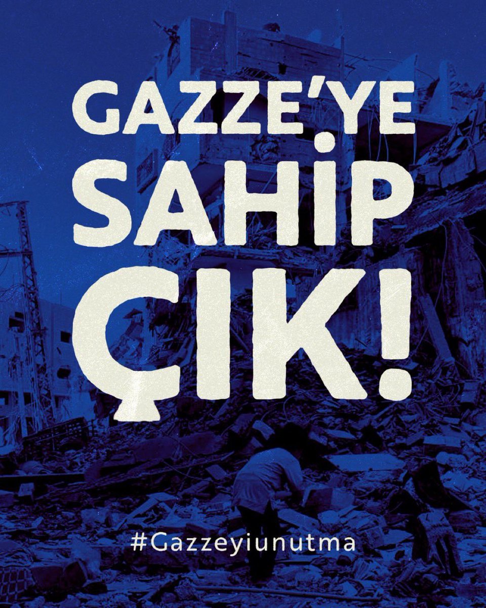 #Gazzeyiunutma