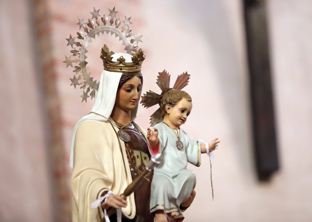 ToledoAyto's tweet image. ⛪️ Misa y procesión en honor a la Virgen del Carmen en el barrio de Azucaica.
