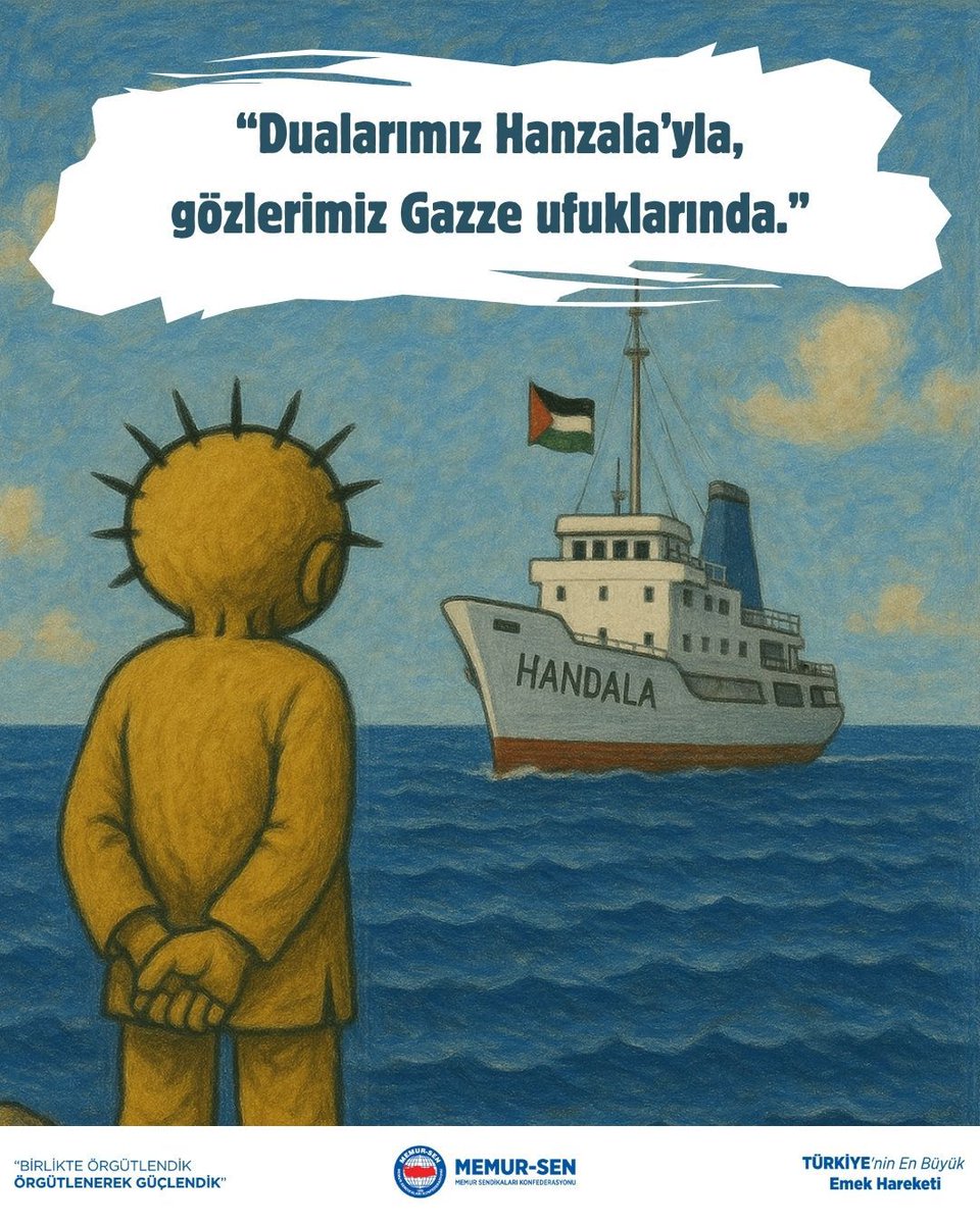 Hanzala yola çıktı…
Rotası Gazze, yükü insanlık, umudu hepimize emanet.
Mavi Marmara’nın izinde; ablukaya, açlığa, suskunluğa karşı bir vicdan seferi daha başlıyor.

Gemide farklı ülkelerden vicdan sahibi insanlar var. Onlar, gözlerini kapatmayanların, sesini kısmayanların,