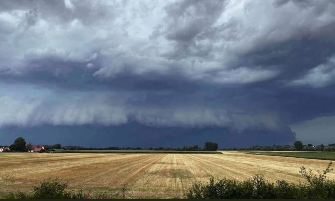 VigipreventionM's tweet photo. ⚠️⛈️• Des images impressionnantes de l’#orage survenu en #Bourgogne, notamment en #SaôneEtLoire, où d’importants #dégâts ont été relevés à cause de #rafales #violentes et suspectes, laissant même supposer la formation d’une #tornade. 🌪️
{📸: @ DamienGardien à la #ChapelleVolant }
{📸-🎥: @ ChasseuseD'orages71 dans la Saône-et-Loire, ou plusieurs #poteaux ont été arrachés}
{🎥: @ FannyRebuffet à Ouroux sur Saône}