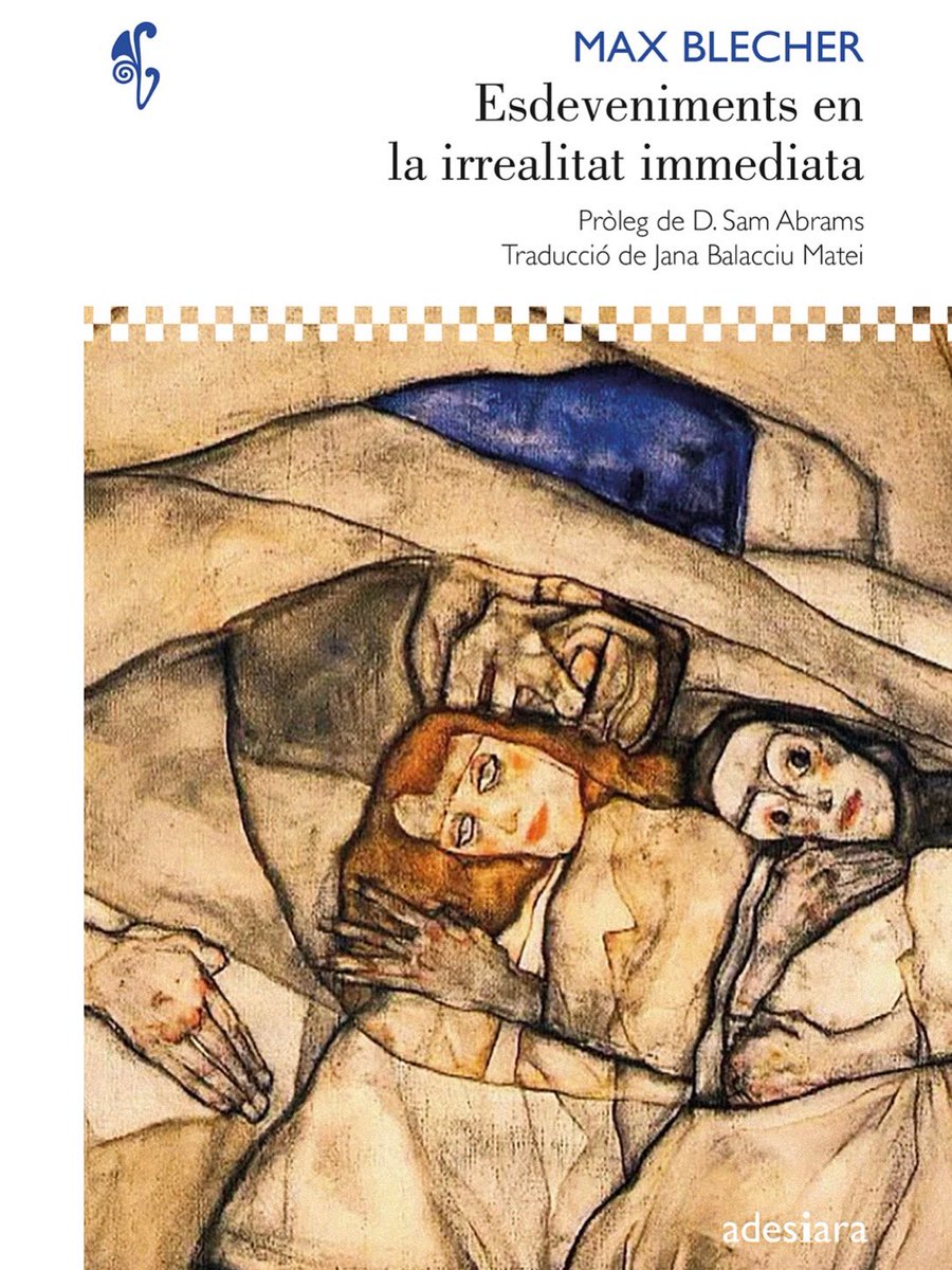ADESIARAEDITORI's tweet image. Després de les vacances, arribarà, traduïda per primer cop en català, aquesta novel·la impressionant de Max Blecher, de qui ha dit Mircea Cărtărescu: «Vaig tenir la revelació que era un veritable Franz Kafka romanès, d’una força visionària que el fa igual al gran autor de Praga.»