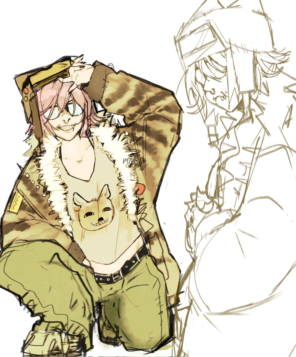 MagoDoSudeste's tweet image. Quick oc art i did few days ago and a sketch goodbye
