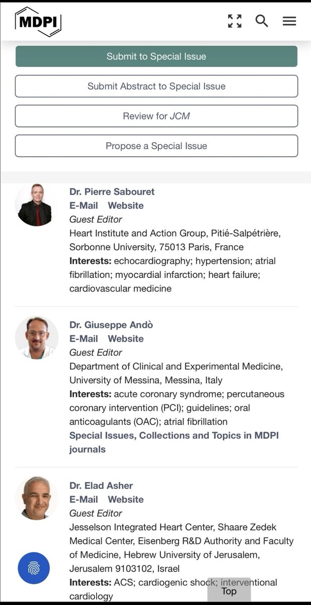 SABOURETCardiologist (@sabouretcardio) on Twitter photo Special issue #ACS #JCM pubmed indexed 3.5 with <a href="/AsherElad/">Elad Asher</a> and <a href="/giuseppe_ando/">Giuseppe Andò</a> . All submissions are welcome! ☀️☀️ Special issue #ACS #JCM pubmed indexed 3.5 with <a href="/AsherElad/">Elad Asher</a> and <a href="/giuseppe_ando/">Giuseppe Andò</a> . All submissions are welcome! ☀️☀️