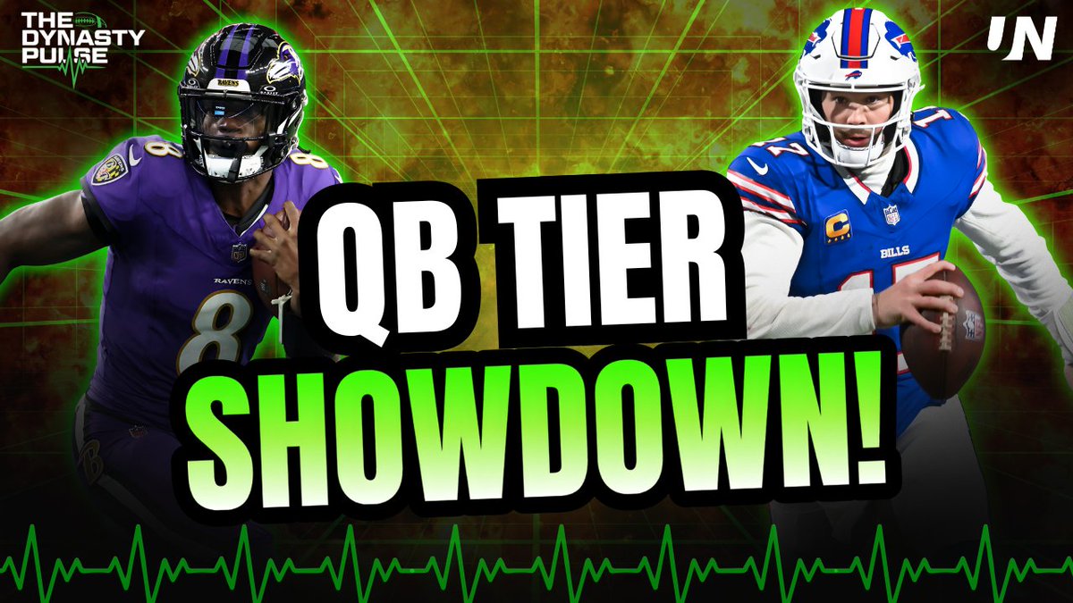 TheUndroppables's tweet image. Top 12 Dynasty QBs You NEED in 2025 Tiers, Hot Takes &amp;amp; Rookie Risers!   

The Dynasty Pulse is back and we&apos;re ranking the Top 12 must-have QBs in dynasty fantasy football for 2025! 

Pull up with the crew @bigbonededFFB @Chev90 @coachretzlaff1 @Schu1tzy @FFCanuck99 

Link 👇