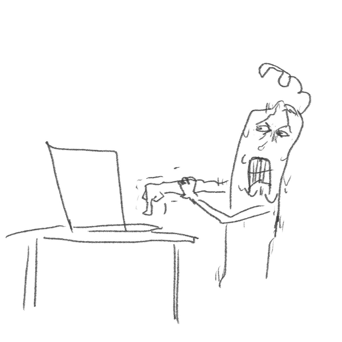 d_burnerphone's tweet image. how i feel opening commissions im never doing this again