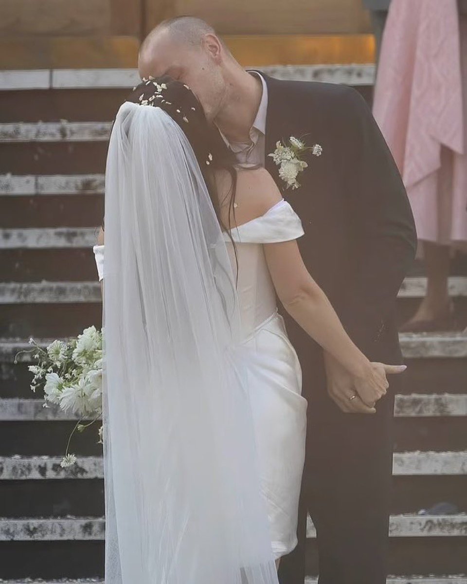 bottegasveneta's tweet image. charli xcx got married wearing the vivienne westwood nova cora mini dress! ✮