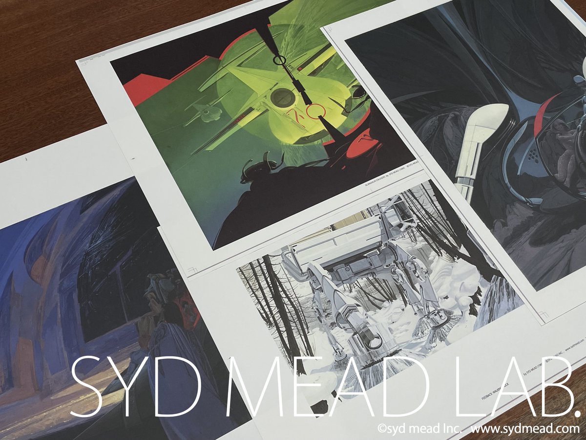 SydMode's tweet image. #ワンフェス2025夏 
7/27(日) @幕張メッセ
【SYD MEAD LAB.】
卓番 [3-19-07]

🐘 Walking Truck (2p)
🏎️ Singer Smart Car 
🛥️ Voyage To The City
🚀 Xlandiajn Cruisers
🤖 Chrome Dude
🦀 Walker

複製原画6️⃣種+カード🔟種
⚠️蔵出ビンテージ多数

#wf2025s #シドミード #sydmead #ワンフェス2025夏