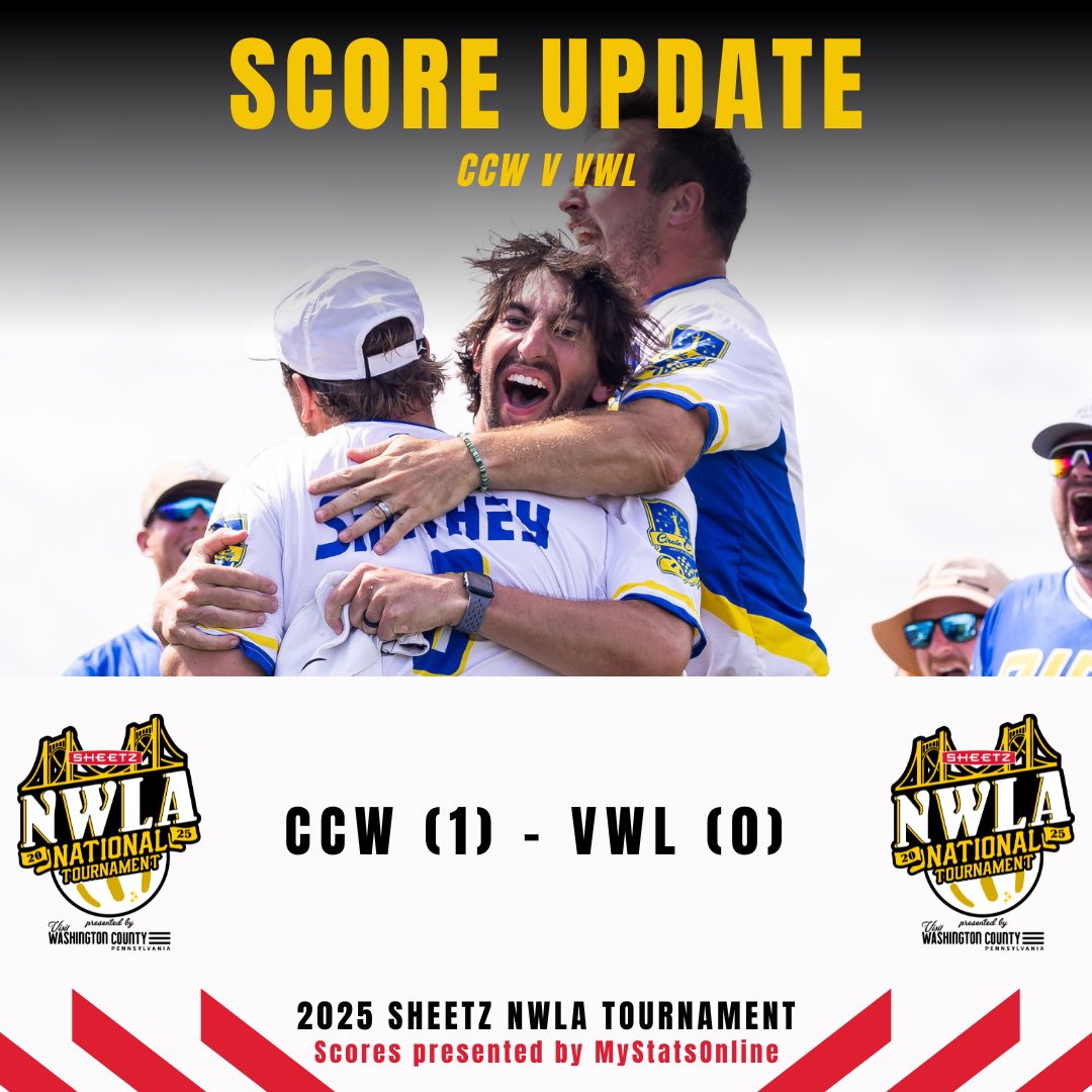 THE STAGE HAS BEEN SET‼️ 

Catch the championship game between <a href="/CircleCityWiff/">Circle City Wiffle®</a> vs <a href="/rp_wiffleball/">Ridley Park Wiffle Ball</a> at 6pm on ESPN+‼️

Scores presented by MyStatsOnline