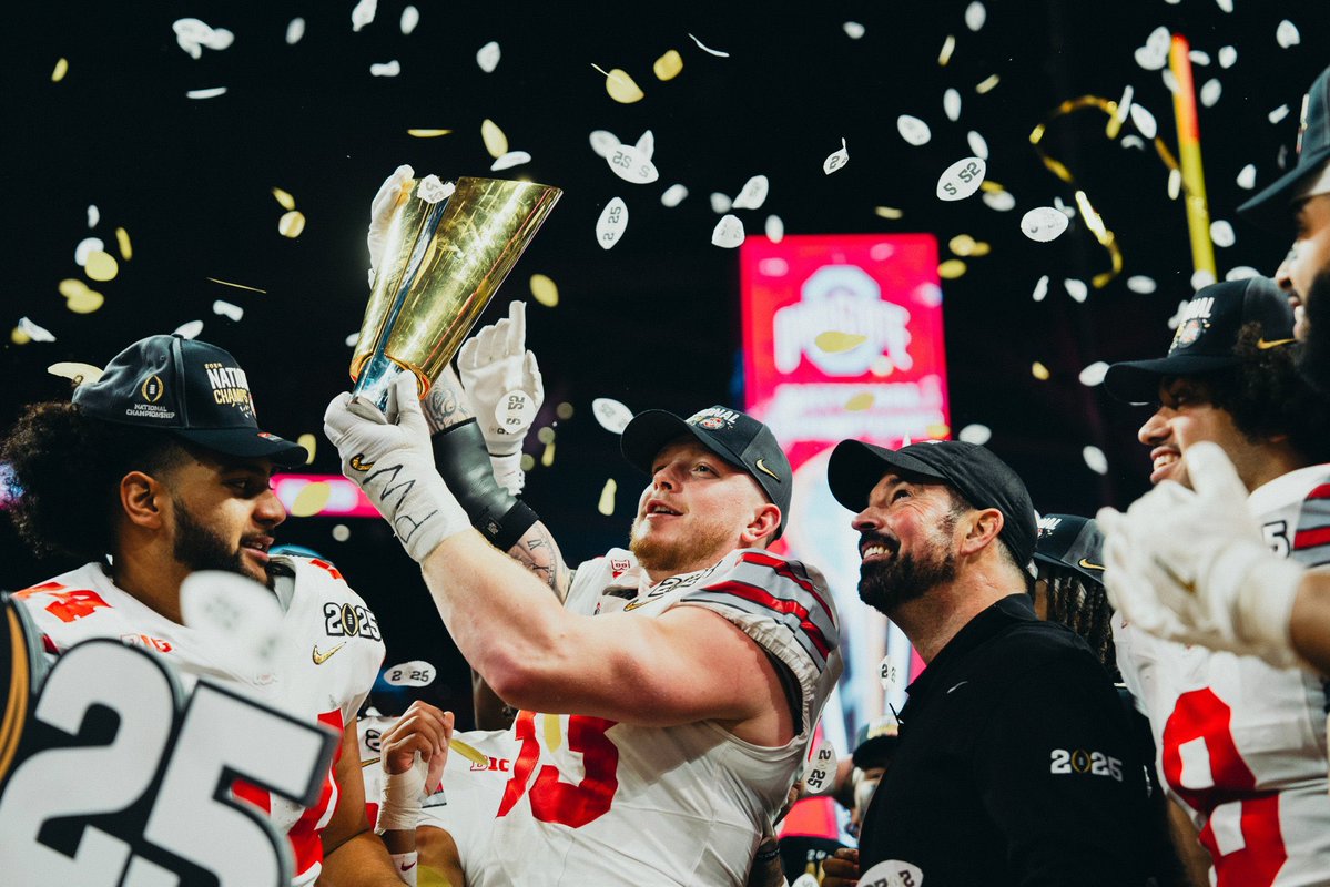 CoopersBucks's tweet image. Happy 6 Month Anniversary to THE Greatest playoff run in college football history!!
Defending and Reigning National Champions - THE Ohio State Buckeyes!