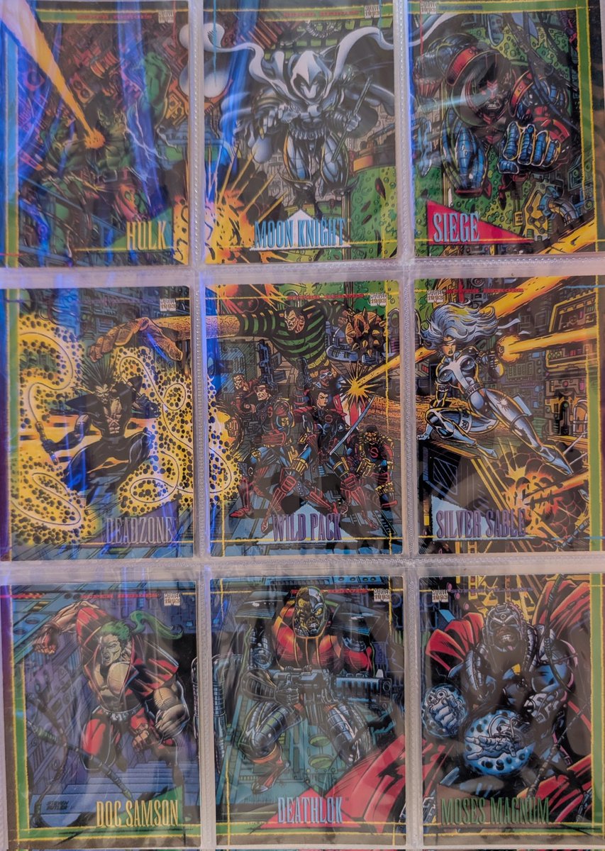 Frank_Castle215's tweet image. Finally putting this set from when I was a kid in a binder! Not sure why I have waited so long..... Here's page 1 and what I have left to binder. Would you like to see the pages as they get filled?