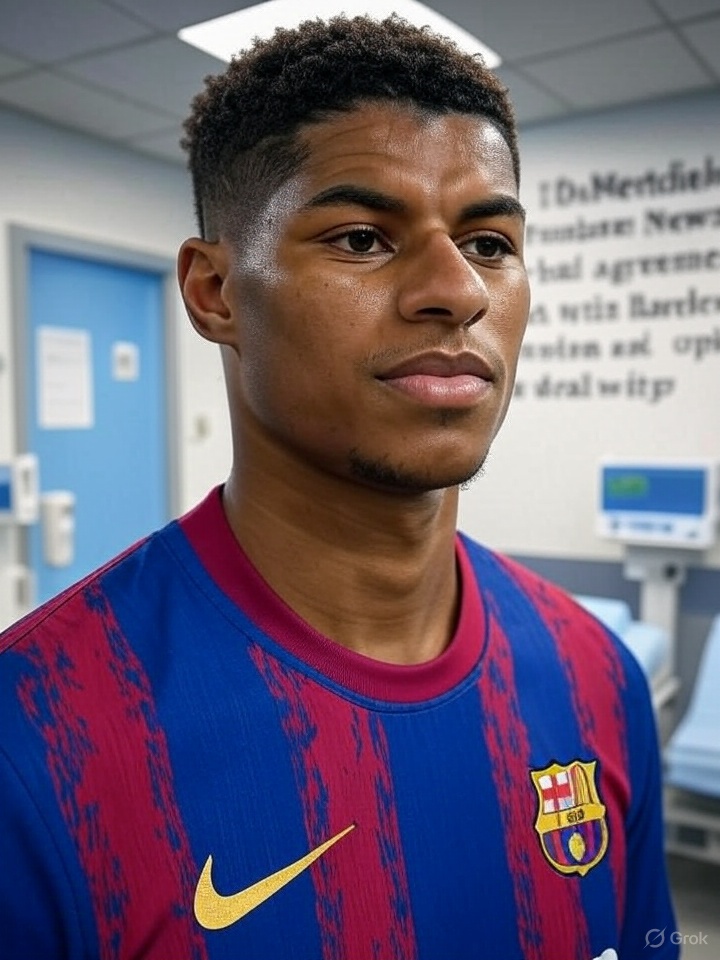 TRFRnews's tweet photo. Transfer News: 🔴🔵

Marcus Rashford has reached a verbal agreement with Barcelona and is expected to undergo medical tests soon. ✈️

The deal is a loan with an option for Barcelona to buy at the end of the season 🔜 https://t.co/4ZDQZ0wI2S