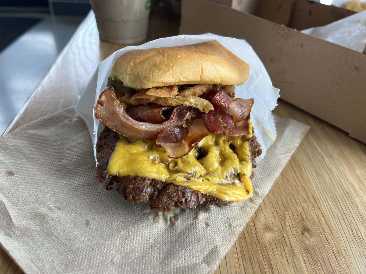 IanTLovejoy's tweet image. We got our steps in knocking doors, we support a local business, we earned the burger.