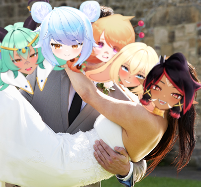 Congrats to the newlyweds! #ByAzura #IceyMemes #BisUwU #BunWild #QuetzUwU