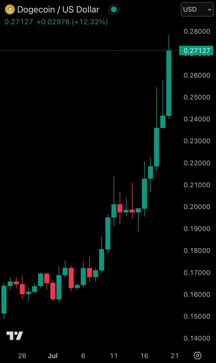 🚨 BREAKING: Dogecoin: Valore Raggiunge i 40 Miliardi di Dollari dopo la Festa