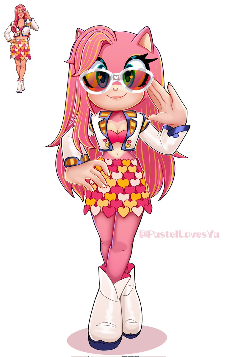PastelLovesYa's tweet image. I like the fit so yoink 💛 🩷 💙 

#amyrosefanart #amyrose
