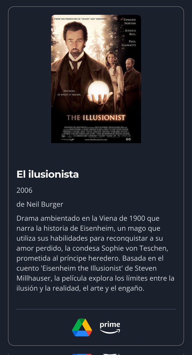 Matias Massetti (@matiasmassetti) on Twitter photo Si hoy te quedas en casa podes repasar 'El Ilusionista', la tarea qué dejaron en <a href="/rminoritariovtx/">Reporte Minoritario</a> para mañana!
Disponible para descargar en la web del programa. Si hoy te quedas en casa podes repasar 'El Ilusionista', la tarea qué dejaron en <a href="/rminoritariovtx/">Reporte Minoritario</a> para mañana!
Disponible para descargar en la web del programa.