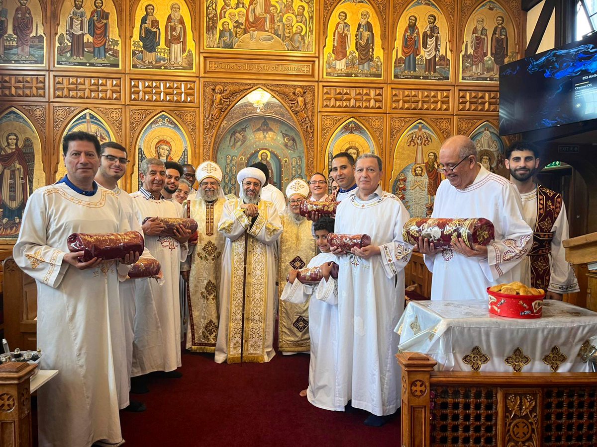 BishopAngaelos's tweet image. A joy as always to be with the wonderful @SMASSservices community this morning for Divine Liturgy, followed by the veneration of relics on the occasion of the feast of the patron saint, Saint Shenouda the Archimandrite.
Today’s gospel message:
“This is why we do things…