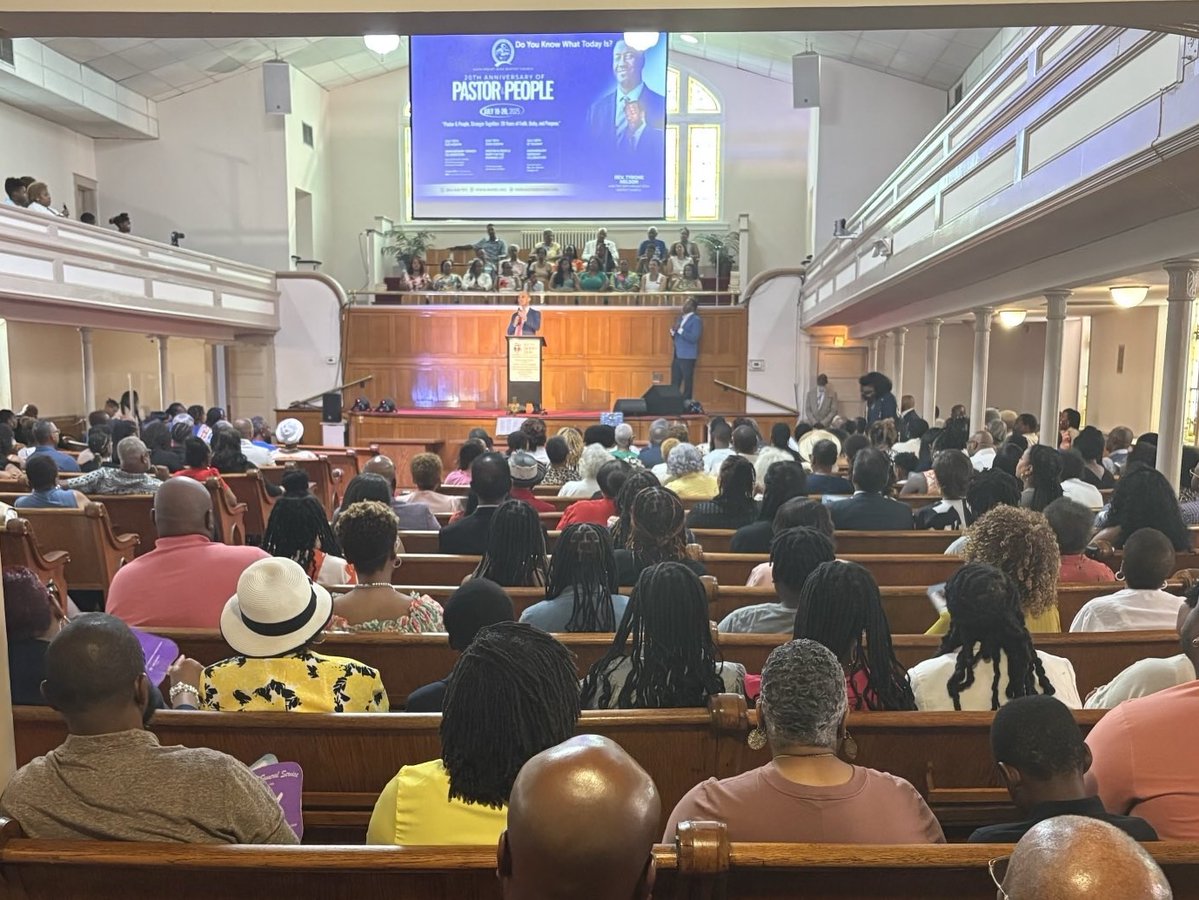 jonesjay's tweet image. Wonderful Sunday at Sixth Mount Zion Church celebrating @revtyronenelson's 20th pastoral anniversary.