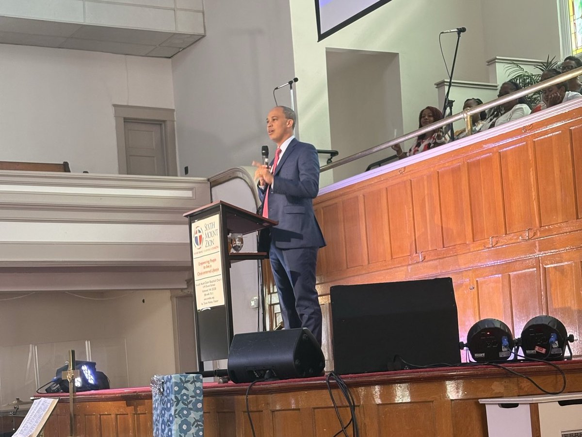jonesjay's tweet image. Wonderful Sunday at Sixth Mount Zion Church celebrating @revtyronenelson's 20th pastoral anniversary.