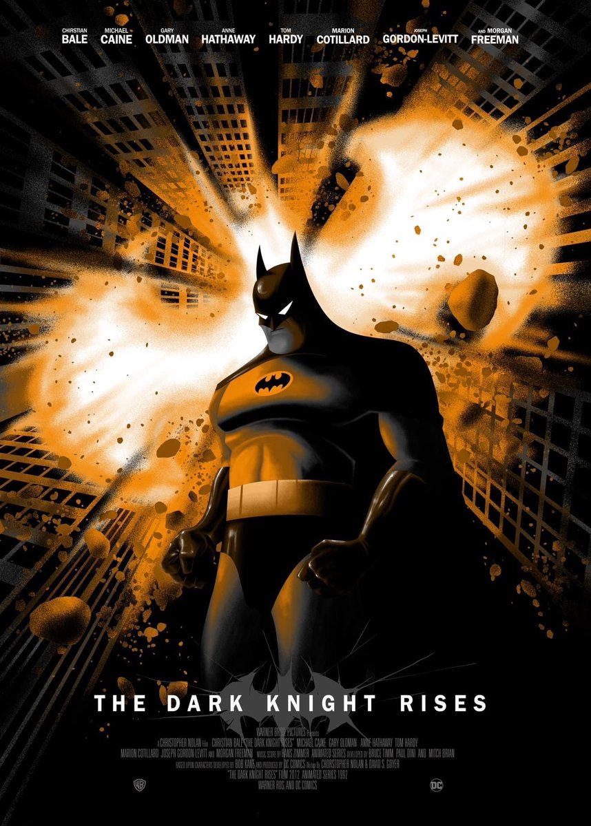 BatmanNotes's tweet image. Batman: The Animated Series and
The Dark Knight Rises Mashup
Artwork by Tom Uicich