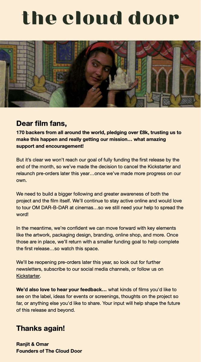 the_cloud_door_'s tweet image. Thank you so much for believing in us!
These are our next steps...
Watch this space!
@ranjitsruprai & @bressonian
Founders of The Cloud Door