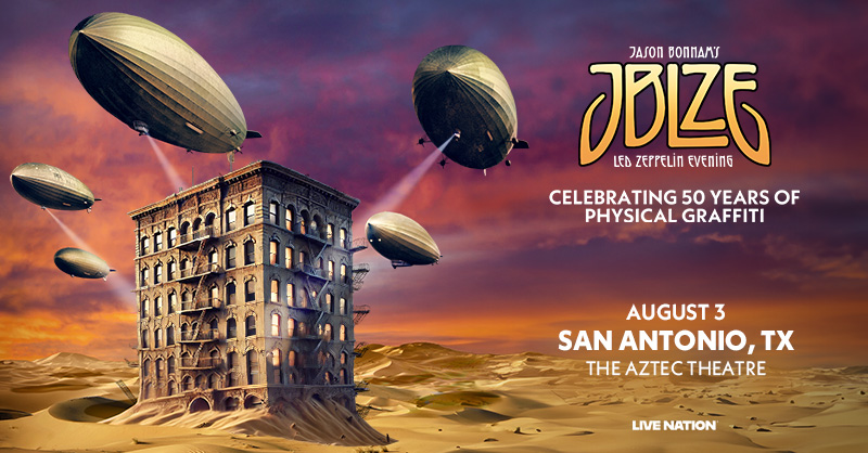 TheAztecTheatre's tweet image. LIMITED TICKET ALERT!🚨 

Don&apos;t miss your chance to see Jason Bonham&apos;s Led Zeppelin Evening at the Aztec Theatre on August 3rd. 

🎫Tickets are almost gone - get yours now here: livemu.sc/3UkqBJG
