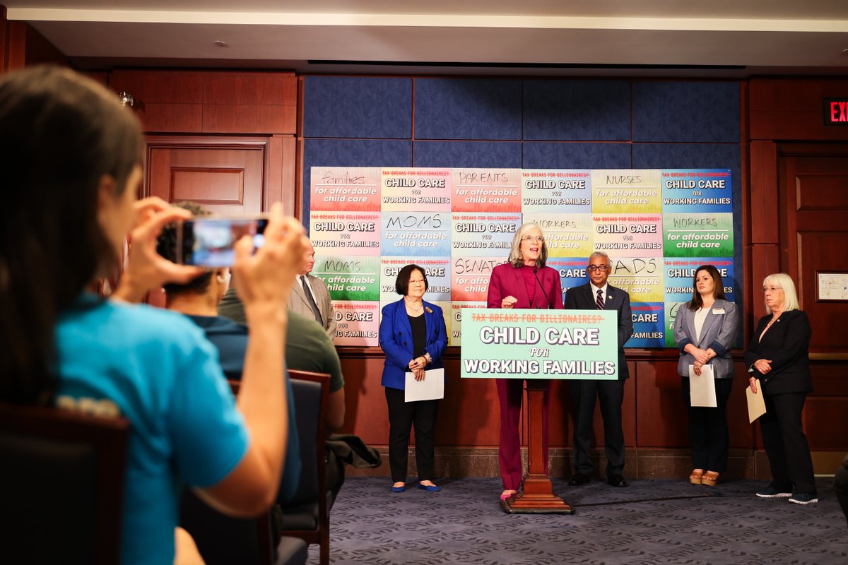 WhipKClark's tweet image. In the richest nation on earth, no parent should have to choose between groceries and child care.
No kid should be denied an early education because of cost.
And no caregiver should have to live on poverty wages.
Democrats' Child Care for Working Families Act is about fixing…