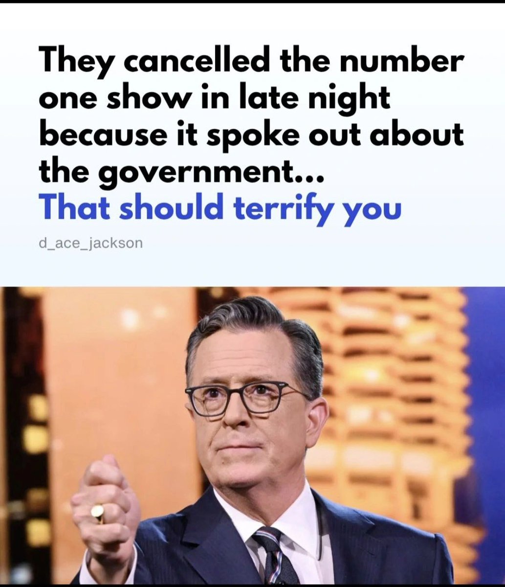 "It's not really an overstatement to say that the test of a free society is whether or not comedians can make fun of the country's leader on TV without repercussions." - Chris Hayes

#ResistTrump