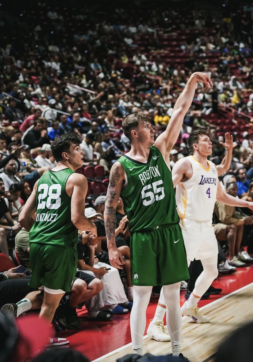 SleeperCeltics's tweet image. Happy Celtics gameday!☘️
They wrap up their Summer League season tonight vs. the Hawks. Last Celtics basketball game for a couple of months—hopefully it’s a good one.
📺6 PM ET on ESPNU
