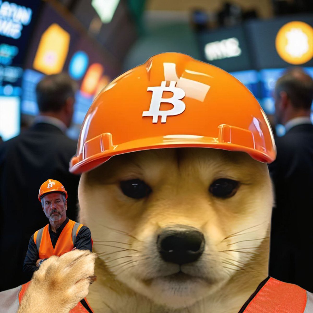 dogwifcoin's tweet photo. @saylor @Strategy hats and sats https://t.co/JvE2FsQWMI