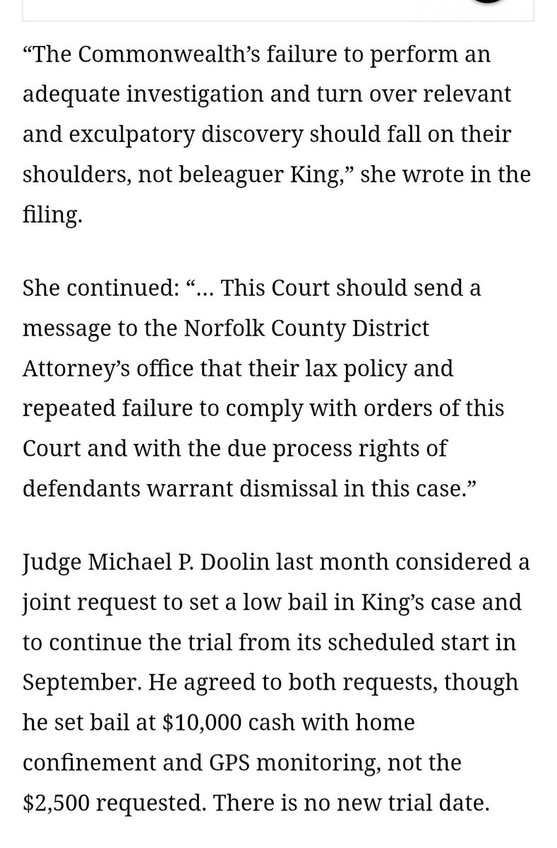 NorthKoreanPuss's tweet image. What's that you say? Lally and Proctor have to be in dedham tomorrow to possibly testify in an evidentiary hearing of a murder case?
What's that you say? A judge has continued the trial for this evidentiary hearing TOMORROW due to possible RULE 14 VIOLATIONS and maybe even…