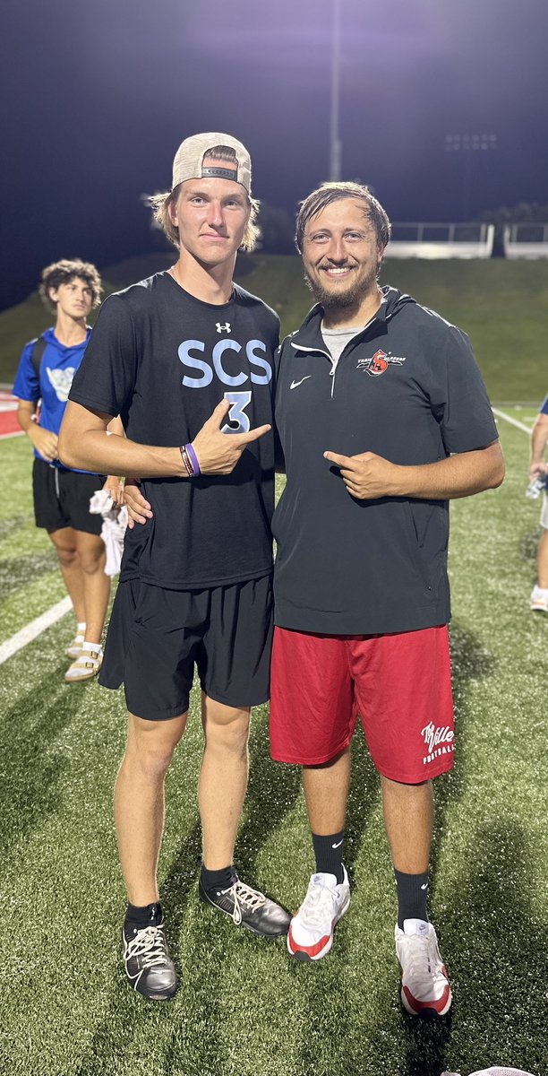 CriswellJack3's tweet image. Thanks @NGUFootball1 and @dustin_dirt2011 for the invite to last weeks camp. Had a great night competing. Look forward to seeing you in the fall. @SCS_SabresFB @jonathan_gess @amanirichburg88 @Waltjr2222 @G_Whitlock16