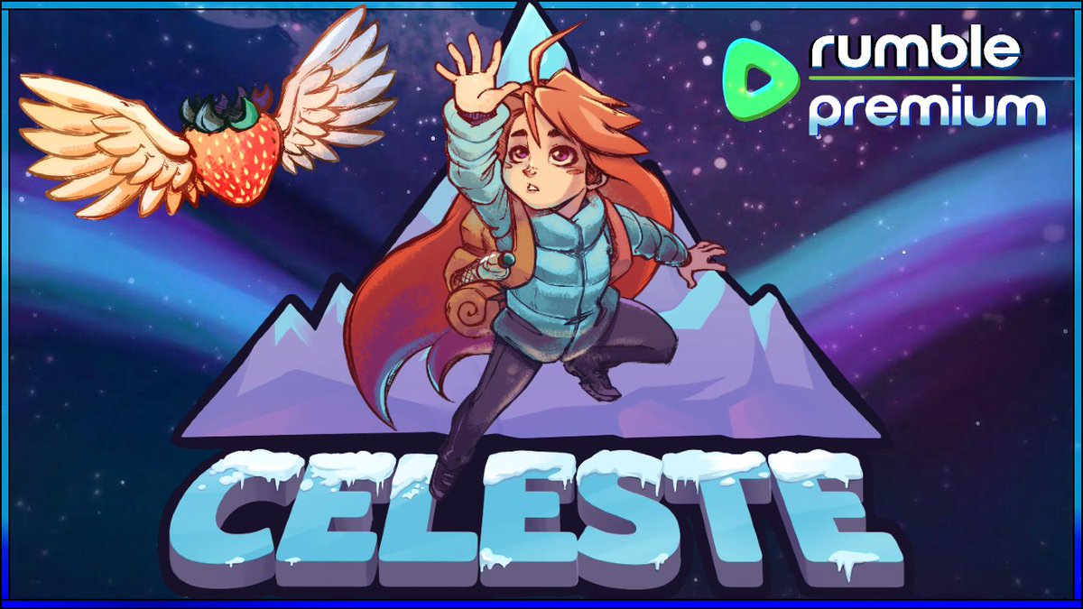 JdaDelete's tweet image. Thinking now would be a good time to my first playthrough of Celeste. I've heard good things about the game such as it being Difficult while approachable. Join us as we climb the mountain on Rumble Premium.