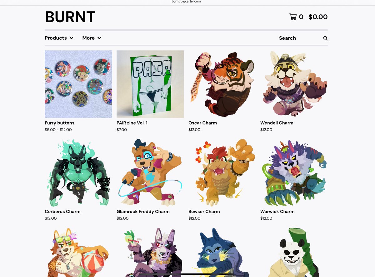 Burrrnt's tweet image. ✨Burnt Shop is open once again!✨
Catch it now for new buttons, prints and restocked charms!
🐶🐶🐶💨
🛒 and details belowww