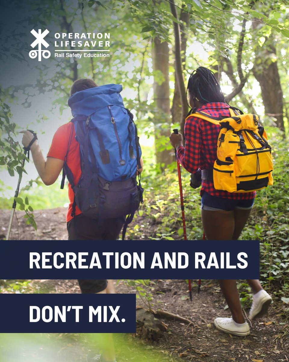 olinational's tweet image. #StayOffStayAwayStaySafe this summer! Remember, the only thing that belongs on railroad tracks is a train.
#STOPTrackTragedies
#RailSafetyEducation
