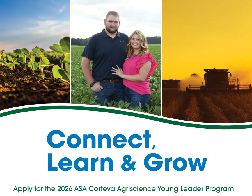 ASA_Soybeans's tweet image. There's still time to apply for the 2026 ASA – @CortevaUS Young Leader Program! Learn more: ow.ly/qY6a50Wfv9B
@PioneerSeeds #Soybeans #Farmers #USSOY #Leadership