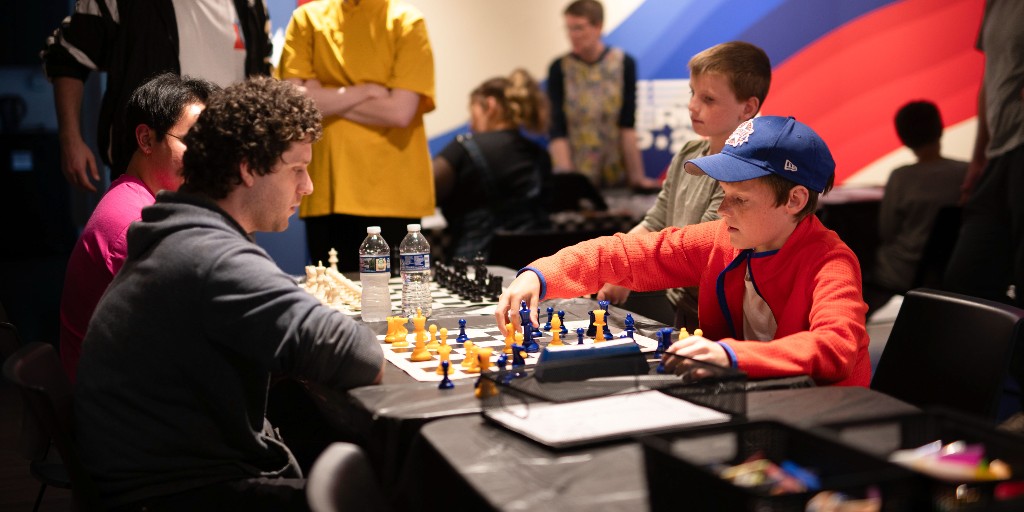 WorldChessHOF's tweet image. Looking for something to do with the family? Visit our Play and Create space!

This pop-up space offers complimentary arts and crafts, books and puzzles, open chess play, and more! 

Interested? Visit our webiste today! Link in bio.

#worldchesshof #stlmoms #stlkids