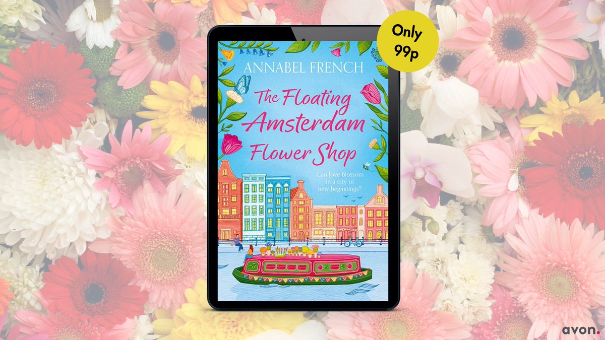 AvonBooksUK's tweet image. Escape this summer with a gorgeous European-set, grumpy x sunshine romance...
The Floating Amsterdam Flower Shop is just 99p!
ow.ly/z8on50WrHrS